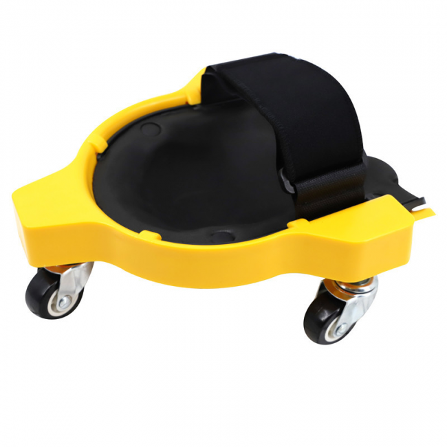 Navaris Ginocchiere Da Giardinaggio S - Ginocchiere Per Giardinaggio Yoga Memory Foam Inginocchiatoio Schiuma Estensibile 45 80x20 Cm Small Nero
