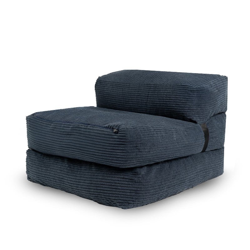 Bananair  Puff Cama Desenfundable 70X190 Cm Azul/Oscuro , Leroy Merlin