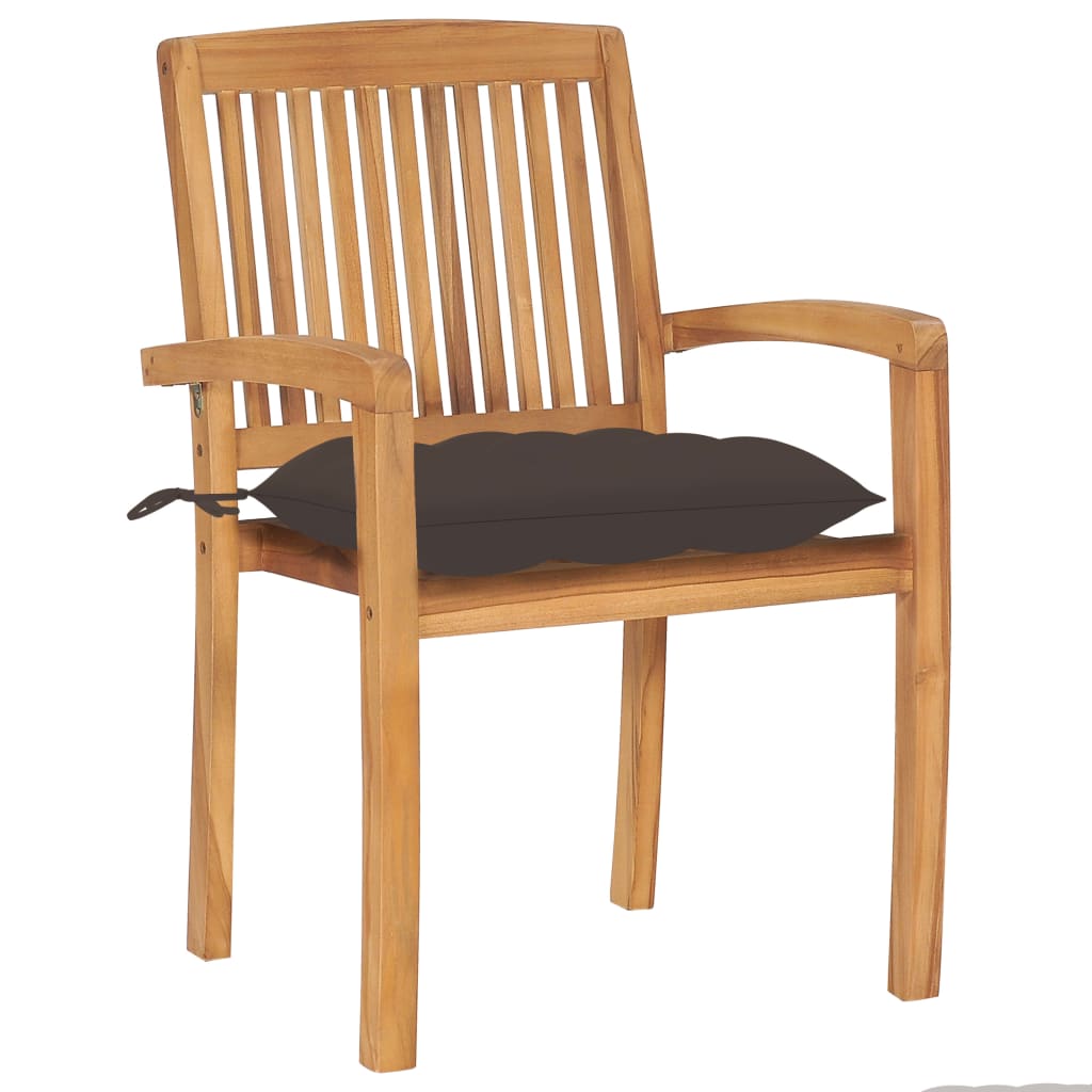 Chaise de jardin avec coussin Multicouleur - 3