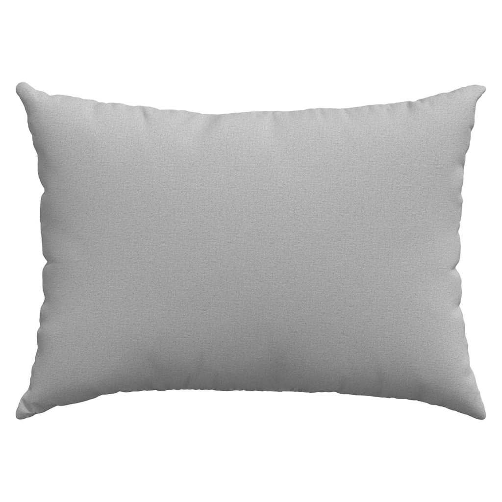 vidaXL Coussins de canapé 2 pc tissu Gris nuage 70 x 50 cm - 6