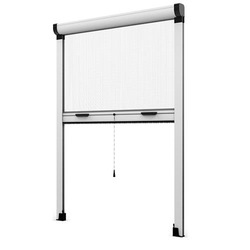 10 Zanzariere 100x120 Cm Bianche Con Velcro: Rete Anti-insetti Per Finestre, Lavabile E Riutilizzabile