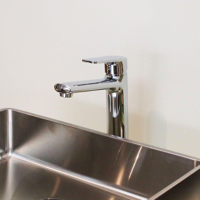 Full bateria umywalkowa wysoki chrom