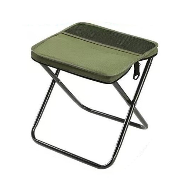 Scaun taburet pliabil camping Flippy, verde, 26 x 24 x 24 cm