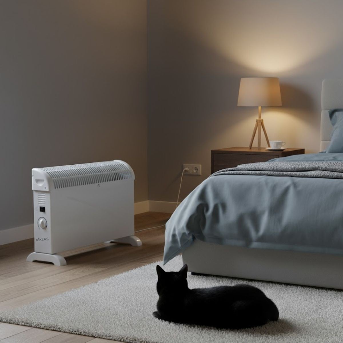 Radiateur Électrique Classic 2000W 3 puissances de chauffe - Chauffage d'appoint sur pieds Thermostat NIKLAS - 3