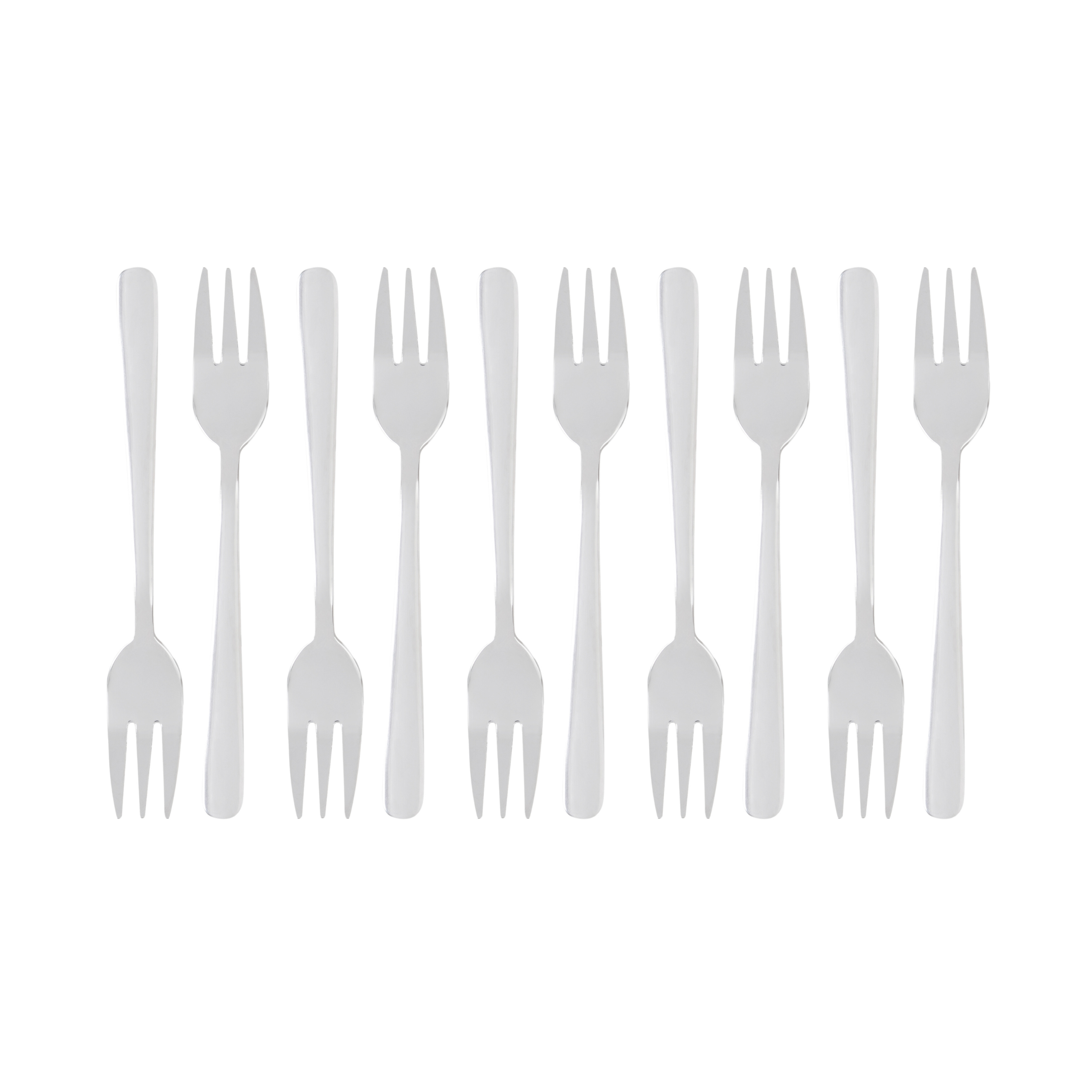 WIDELCZYK ZESTAW 10szt VIENNA srebrny 14,8cm HOMLA