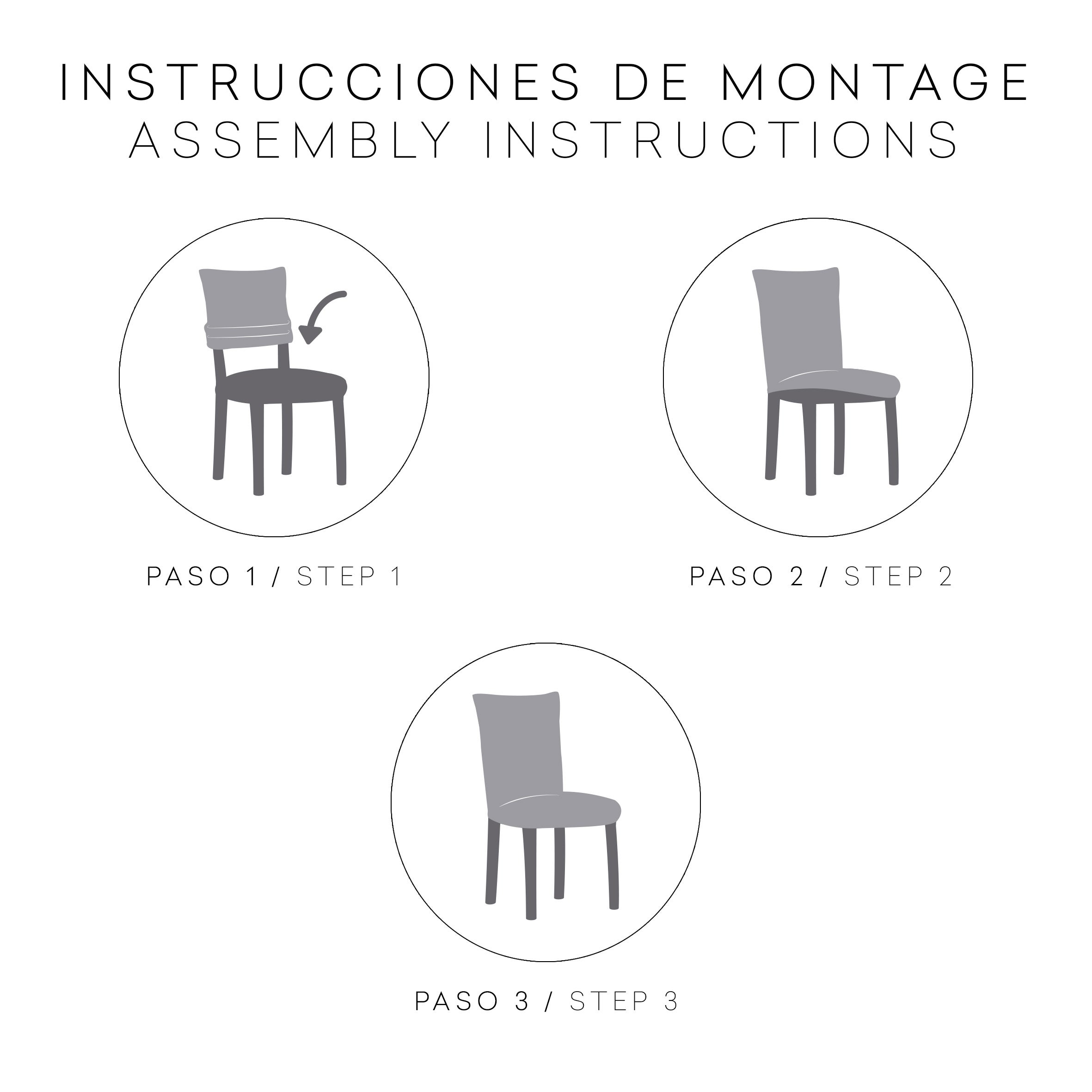 Pack 2 Coprisedia Bronx con schienale elastica grigio scuro 40 - 55 cm - 5