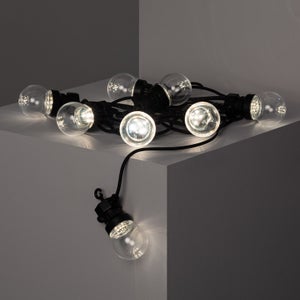 LANTERNA SOLARE IN PLASTICA Colore Nero KOOPMAN - Foto 3