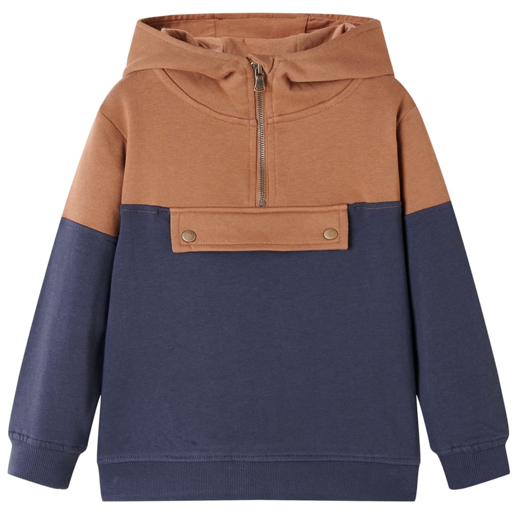 Sweat Victoria's Secret PINK - Gris/rose Demi-fermeture éclair Capuche Poches - Taille M