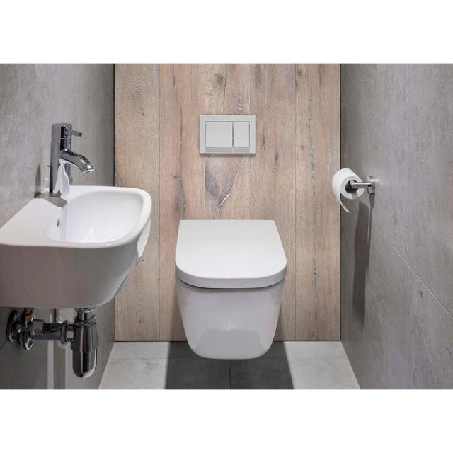 Panneau habillage bâti-support BATIPANEL Bois chêne mat, largeur 120 cm x hauteur 150 cm, ep. 3 mm