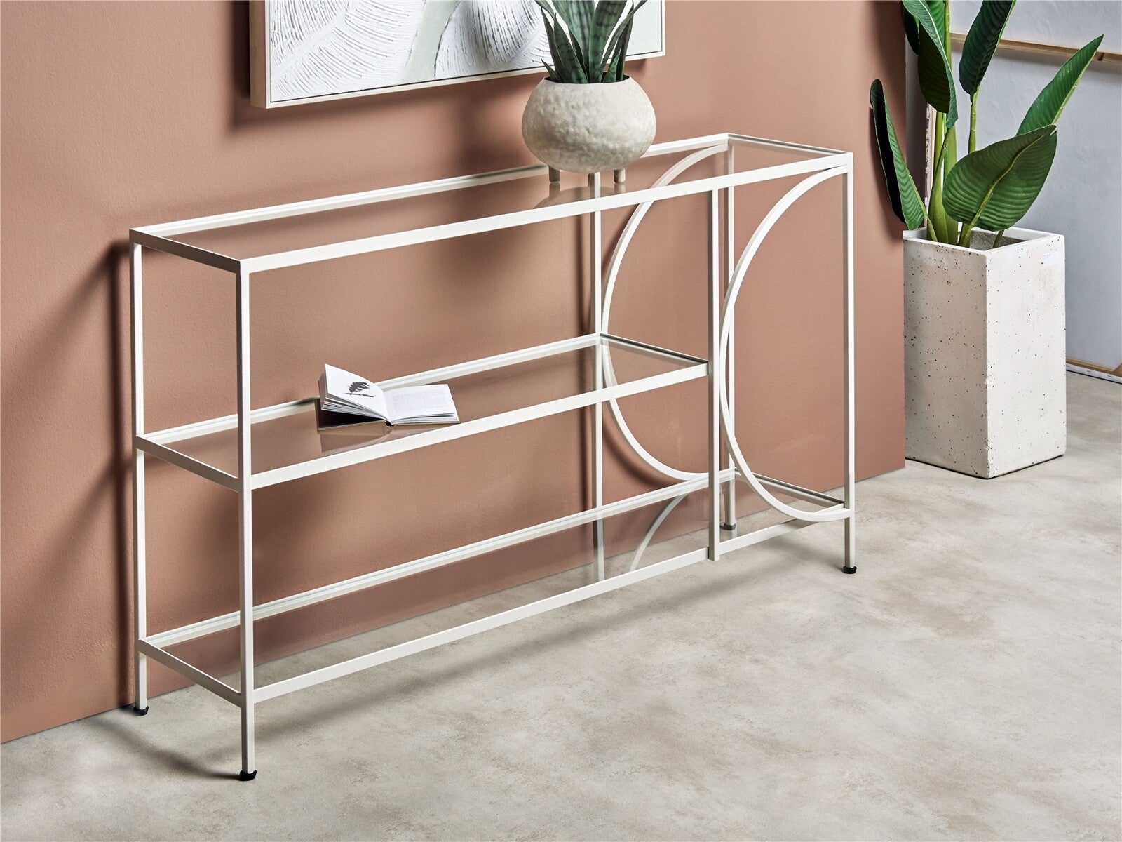 Console blanche 120x30x71cm | Leroy Merlin