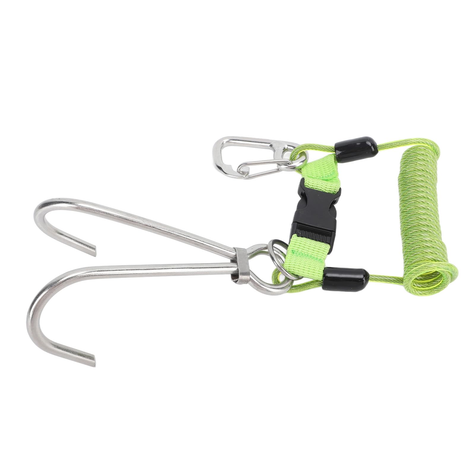 Crochet De Plongée En Acier Inoxydable 316 - Mousqueton Pivotant Double Extrémité Rapide Pour Équipement Sous-Marin