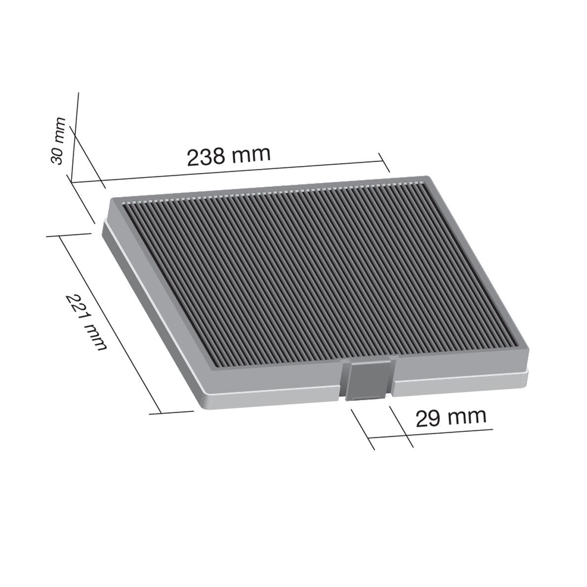 WPRO - FILTRO DE CARBÓN - TIPO D241 - 484000008779 | Leroy Merlin