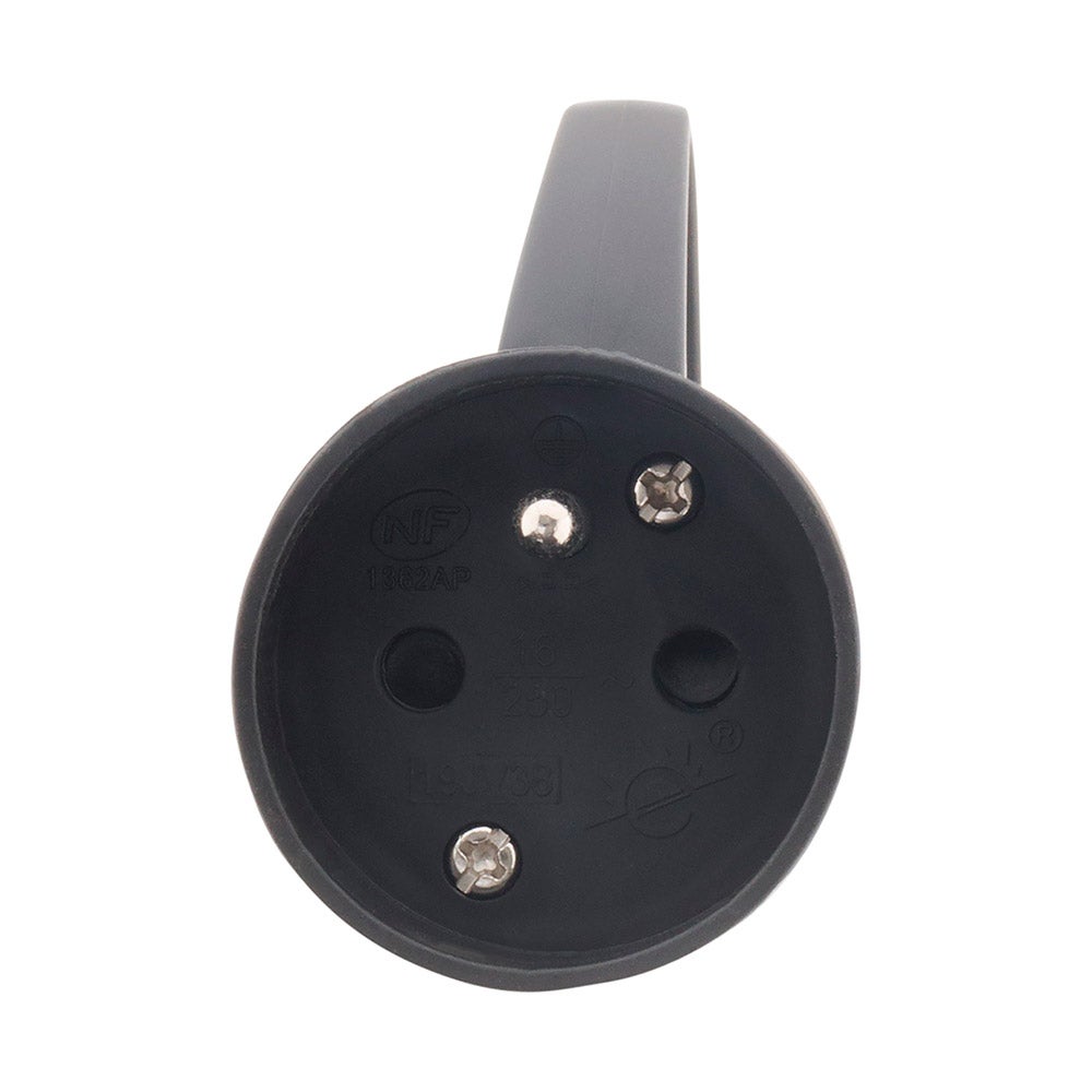 Fiche femelle anneau 16A 2P+T - Noir - Zenitech - 5