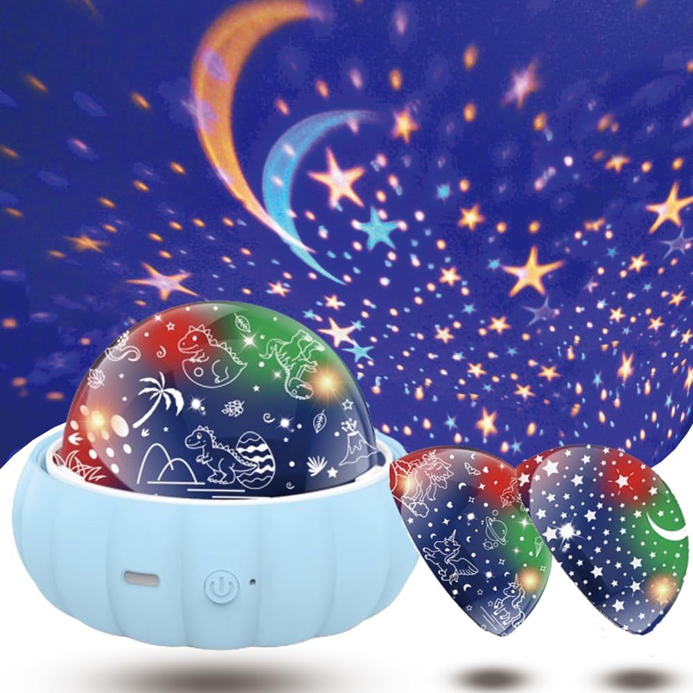 Proiettore Cielo Stellato Per Presepe Proiettore stellare rotante a 360°, proiettore cielo stellato 3 in 1