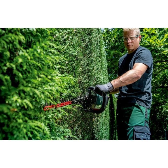 Taille-haies sans fil - METABO - HS 18 LTX BL 75 - Moteur Brushless - Poignée rotative - Protection de lame - 6