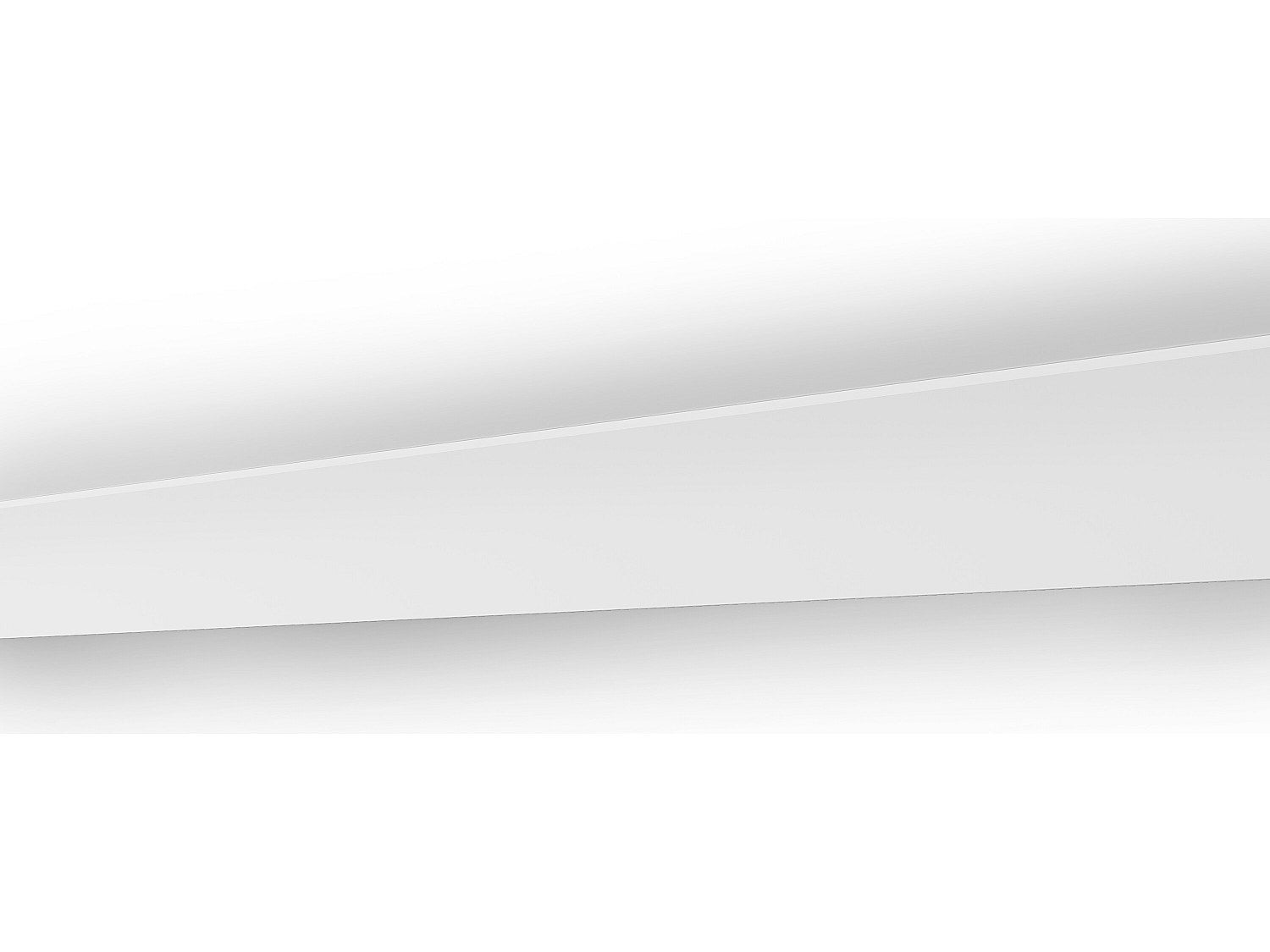 Lot de 3 corniches plafond en polystyrène L290 x l1.4 x H5 cm blanc - RENODA - 6