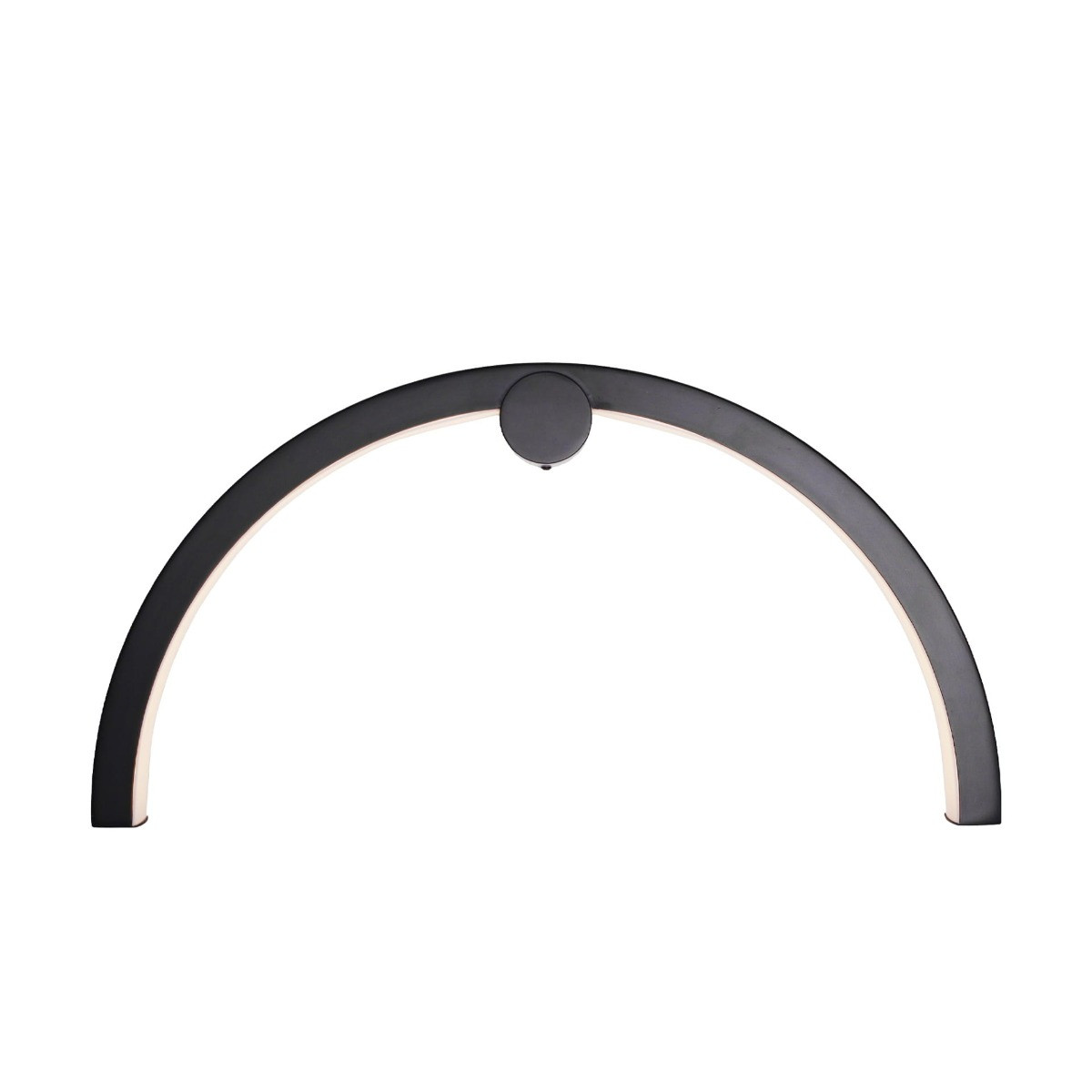 Kinkiet ścienny Trio Arc czarny LED 16W 3000K 1280lm wym: 30 x 60 x 11 cm metal IP44 Maxlight