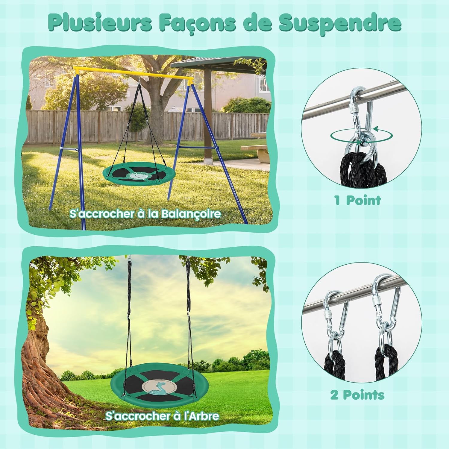 Cerchio Aereo Antenna 85/90 Cm - Attrezzatura Circo, Testato 226 Kg, Con Borsa - Foto 5