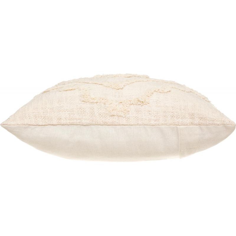 Coussin esprit berbère - Ivoire - 40x40 cm - Coton - 2