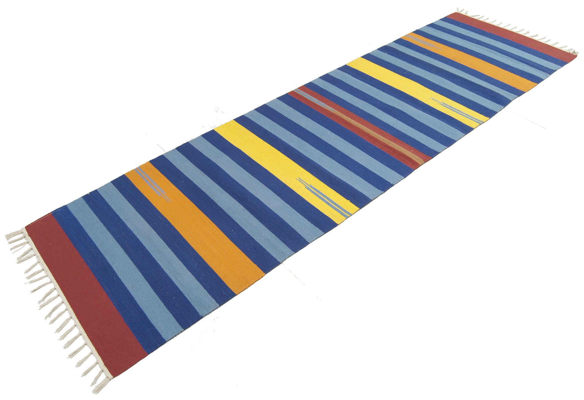 Oryginalny, ręcznie robiony kilim, 100% bawełna, 200x60 cm