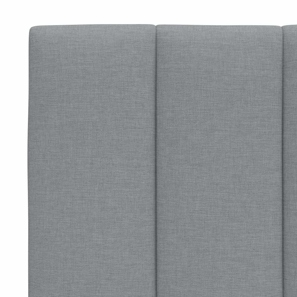 Cuscino Testiera | Cuscino Decorativo Grigio Chiaro 180 cm in Tessuto CFW167221 - 7