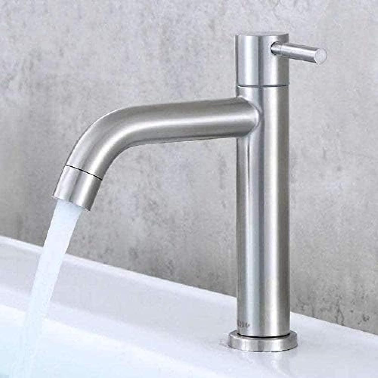 Bateria zlewozmywakowa ze stali nierdzewnej jednouchwytowa szybko otwierana kuchni i umywalki odporna rdzę kran wody łazience baterie użytku domowego