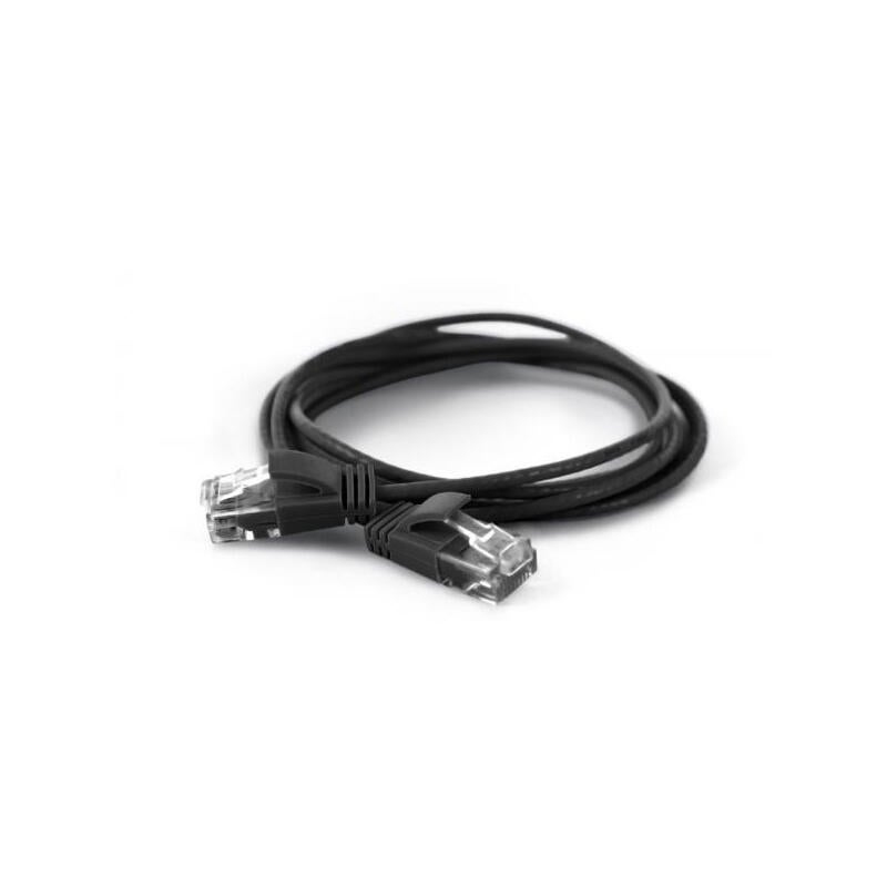 Cavo Patch Cat6A UTP Trasparente Blu - 14 FT (4,2m) - Connettori RJ45 Placcati Oro
