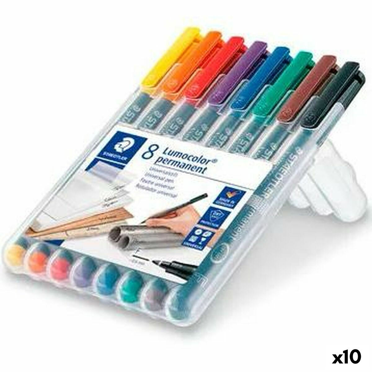 STAEDTLER Lumocolor 311 - 4 Marqueurs - Marqueurs Effaçables