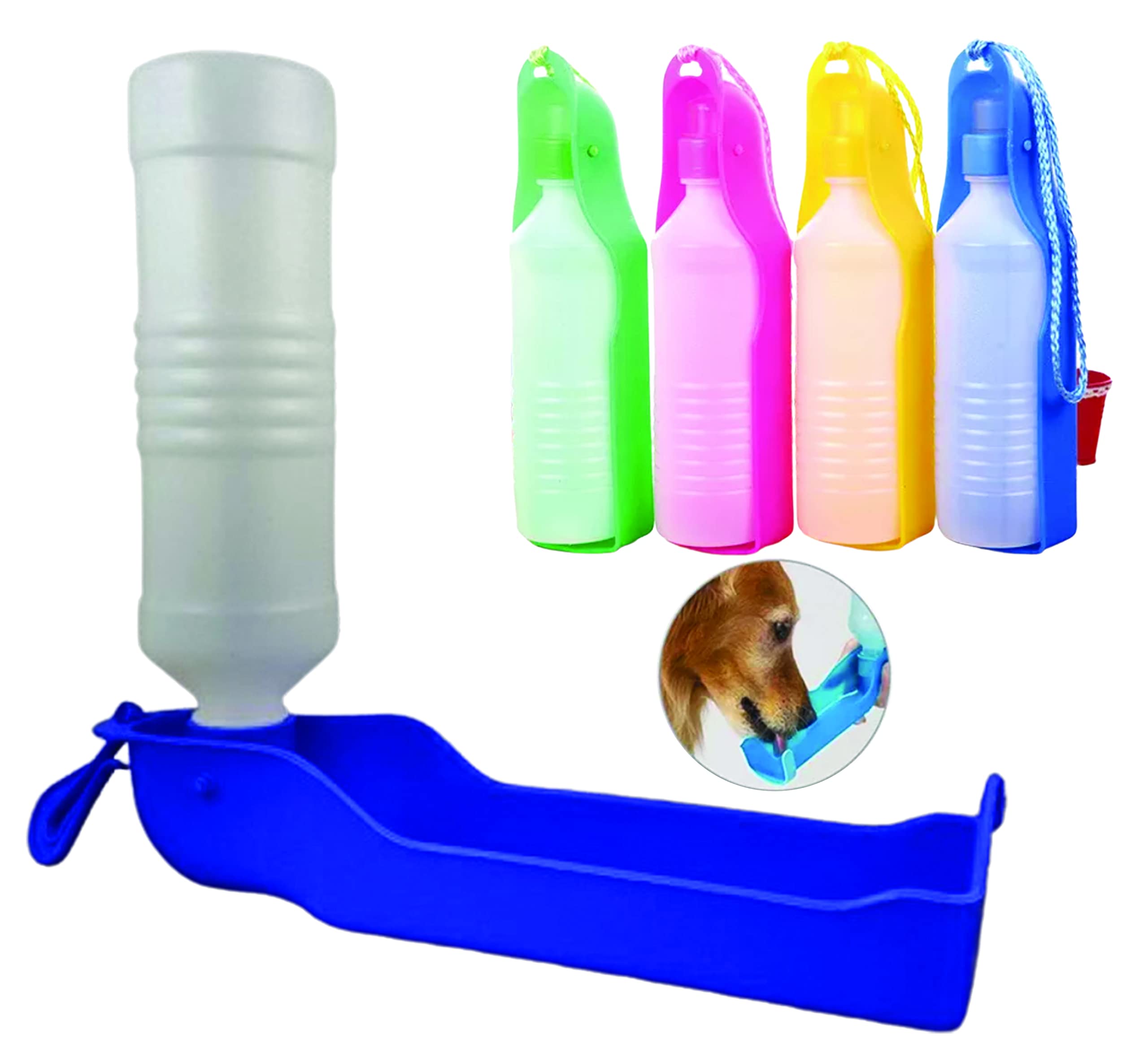 Gourde Réutilisable 5L Avec Poignée – PET Transparent Bleu, Robuste Et Léger – Pour Maison, Bureau, Camping Et Voyages
