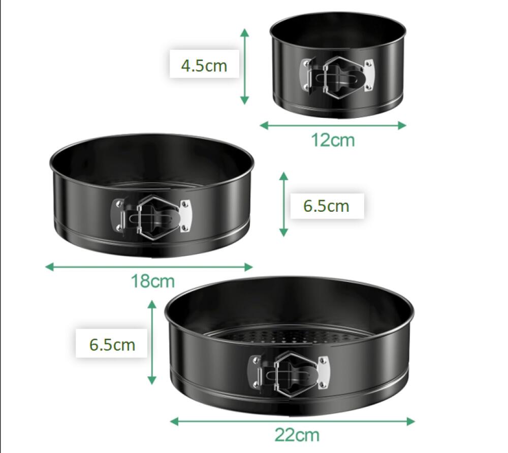Teglia Rotonda DecorRack Da 22,9 Cm - Stampo Per Torte E Pizza In Acciaio Al Carbonio Con Rivestimento Antiaderente - Perfetta Per Dolci E Lievitati, Facile Da Pulire - 3