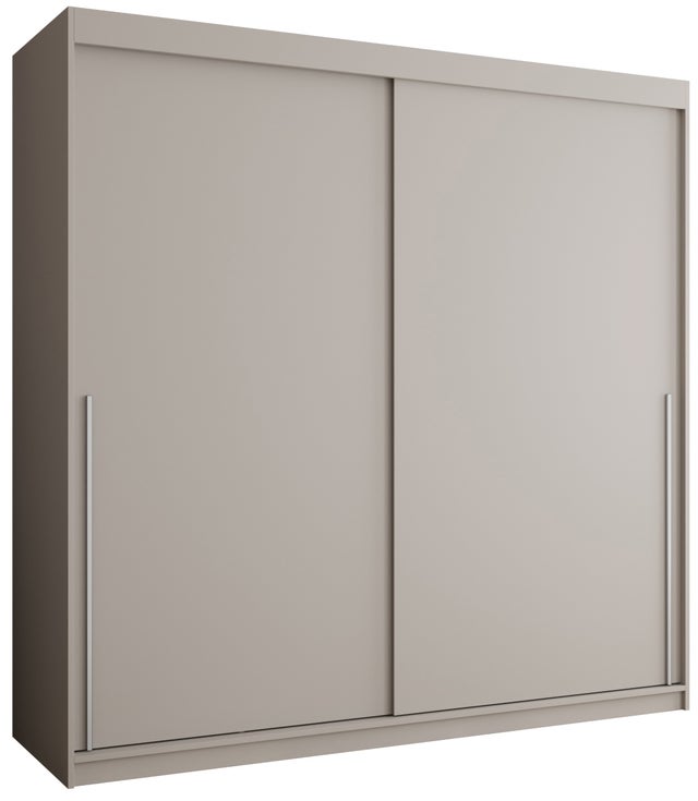 Szafa przesuwna Garderoba SIMA T 200 x 62 x 200 kaszmir + u. srebrny