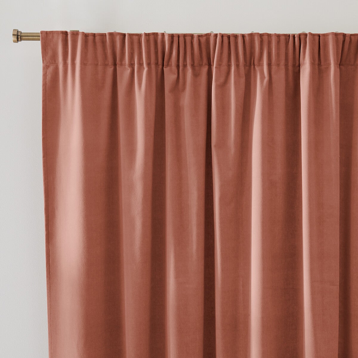 Rideau velours galon fronceur, Velvet - Praline - 180 x 135 cm | Leroy ...
