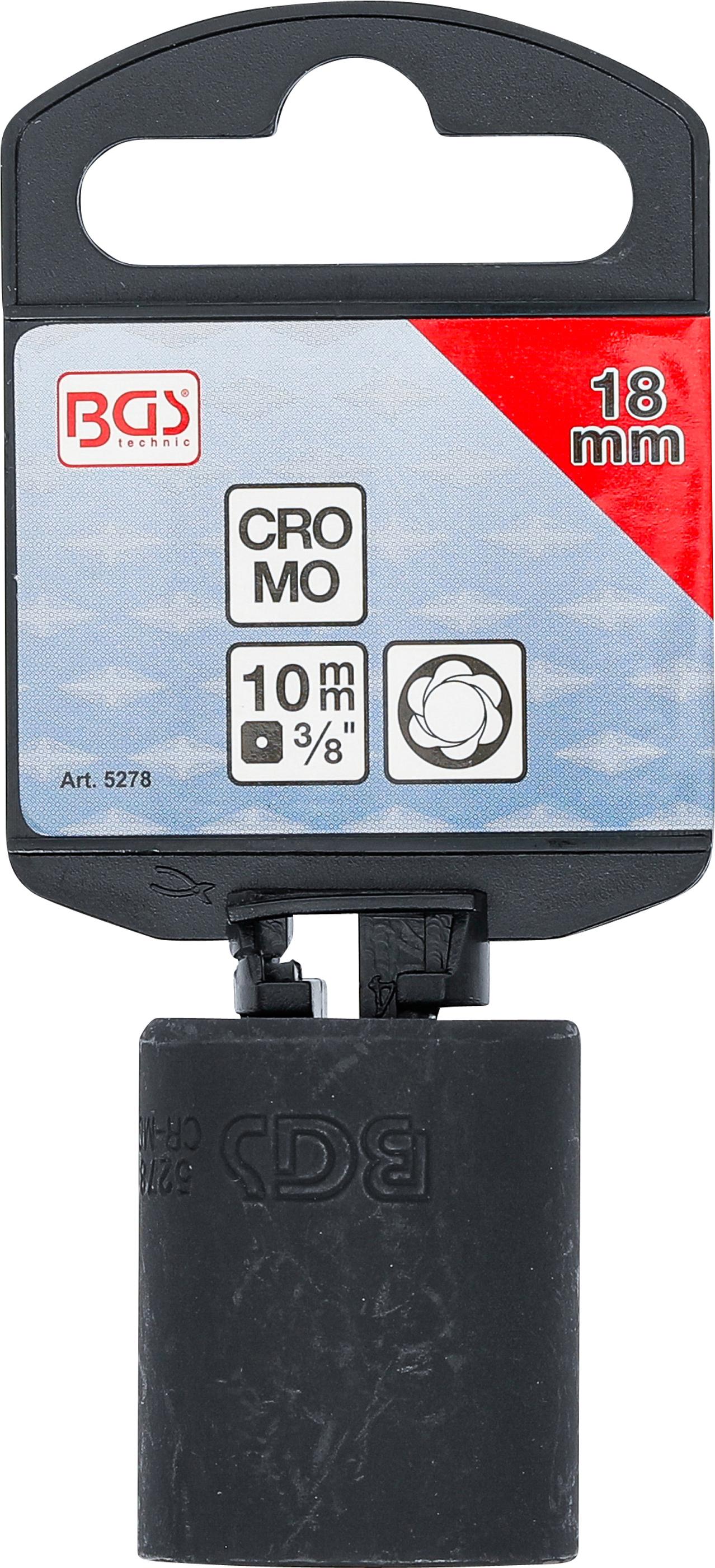 Bussola esagonale / cacciavite con profilo elicoidale | 10 mm (3/8