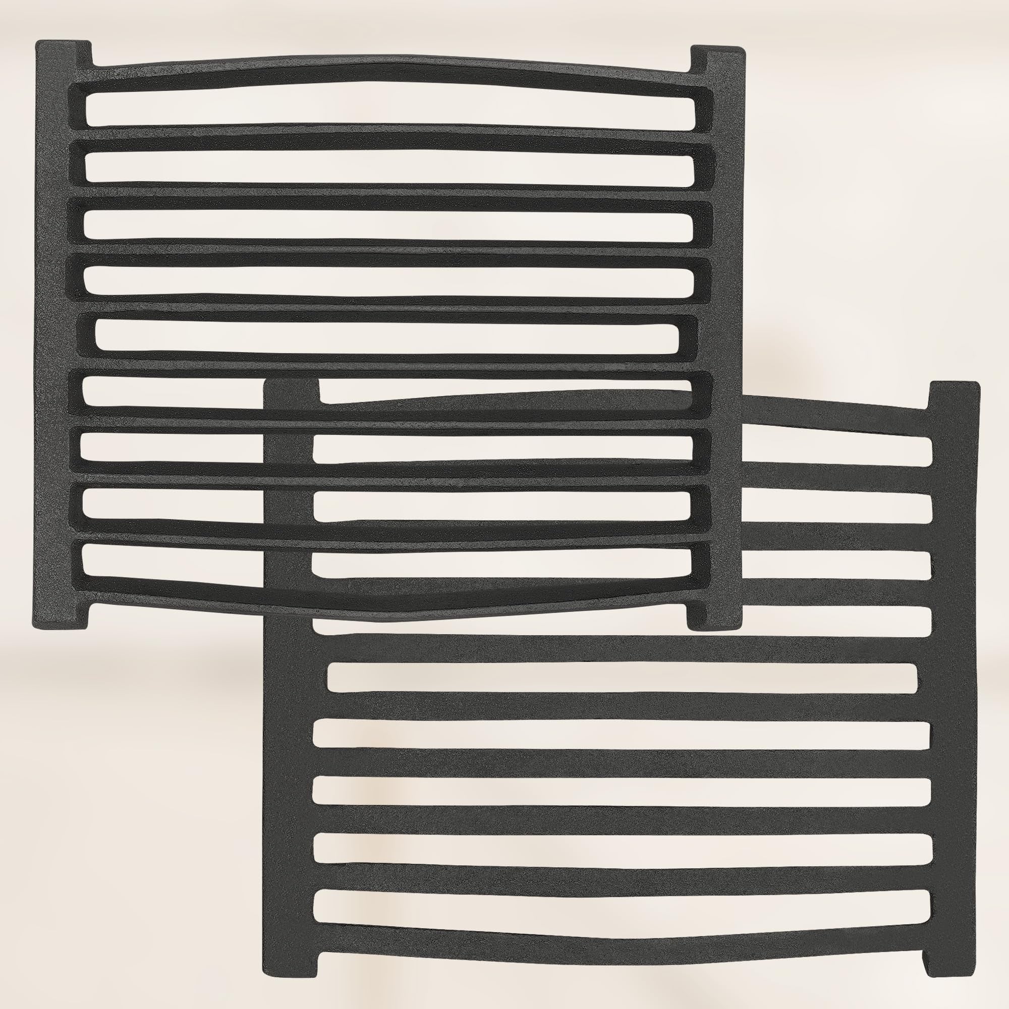 Grille de Cheminée en fonte 23 x 20 cm - Grille en fonte carrée - Résiste aux températures élevées - KOTARBAU - 6
