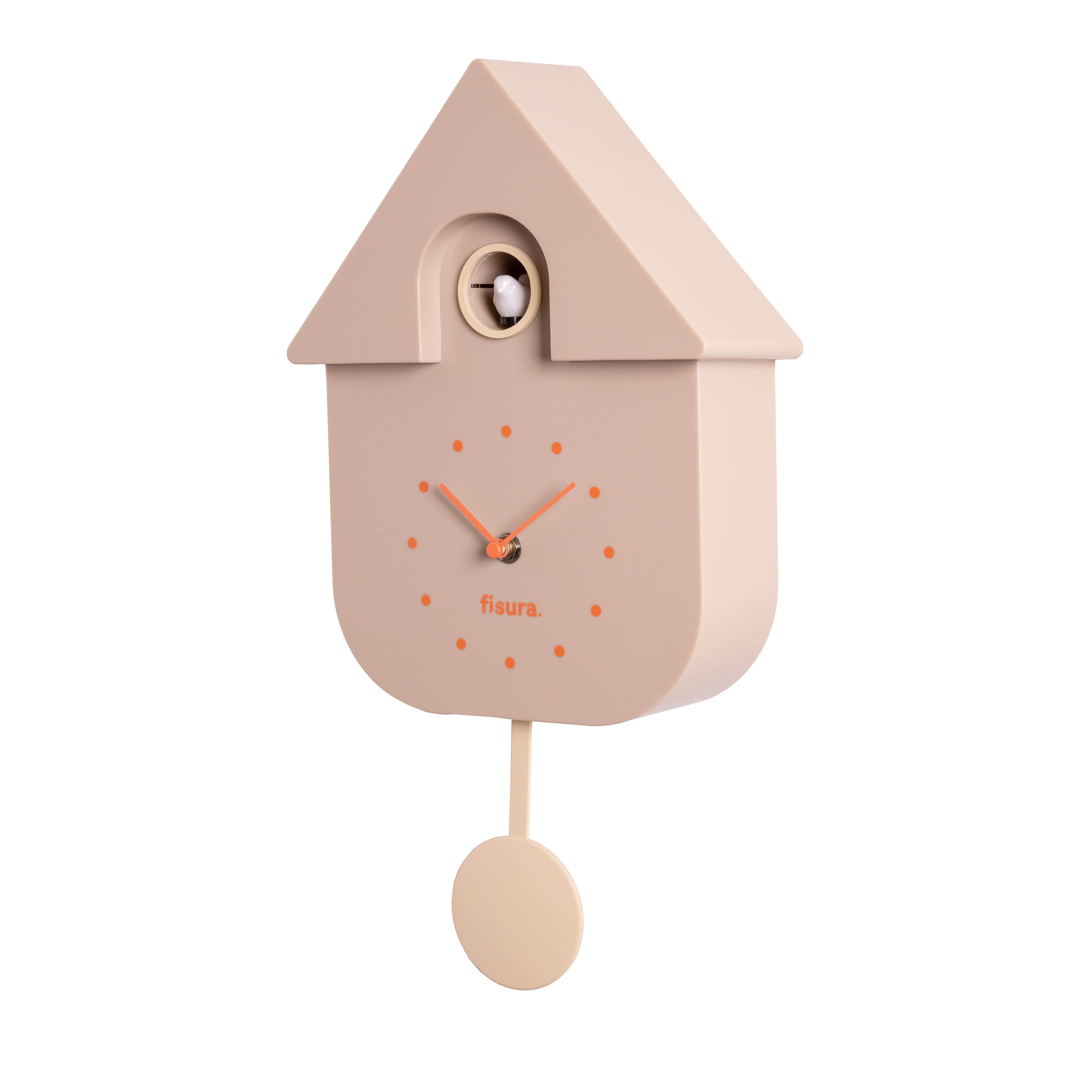 Fisura Reloj de cuco beige con dial Reloj pared