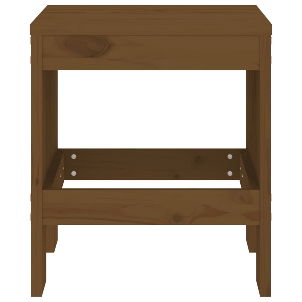 Maison Exclusive - Tabourets de jardin lot de 2 marron miel 40x36x45 cm pin massif - 4