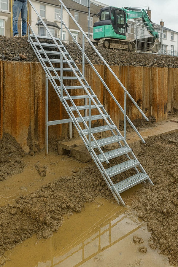 Escalier 15 marches - Hauteur à franchir max. 3.49m - SAFETY-STAIRS/15 - 6