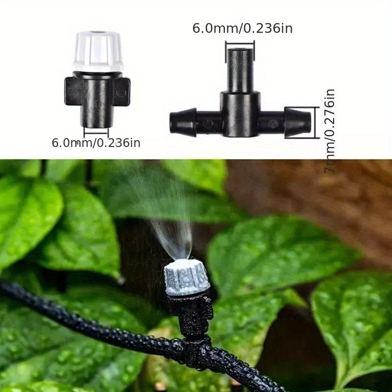 Système d'irrigation de jardin durable, buses réglables, pour l'entretien des pelouses et l'irrigation agricole, 10 mètres, 10 buses. - 2