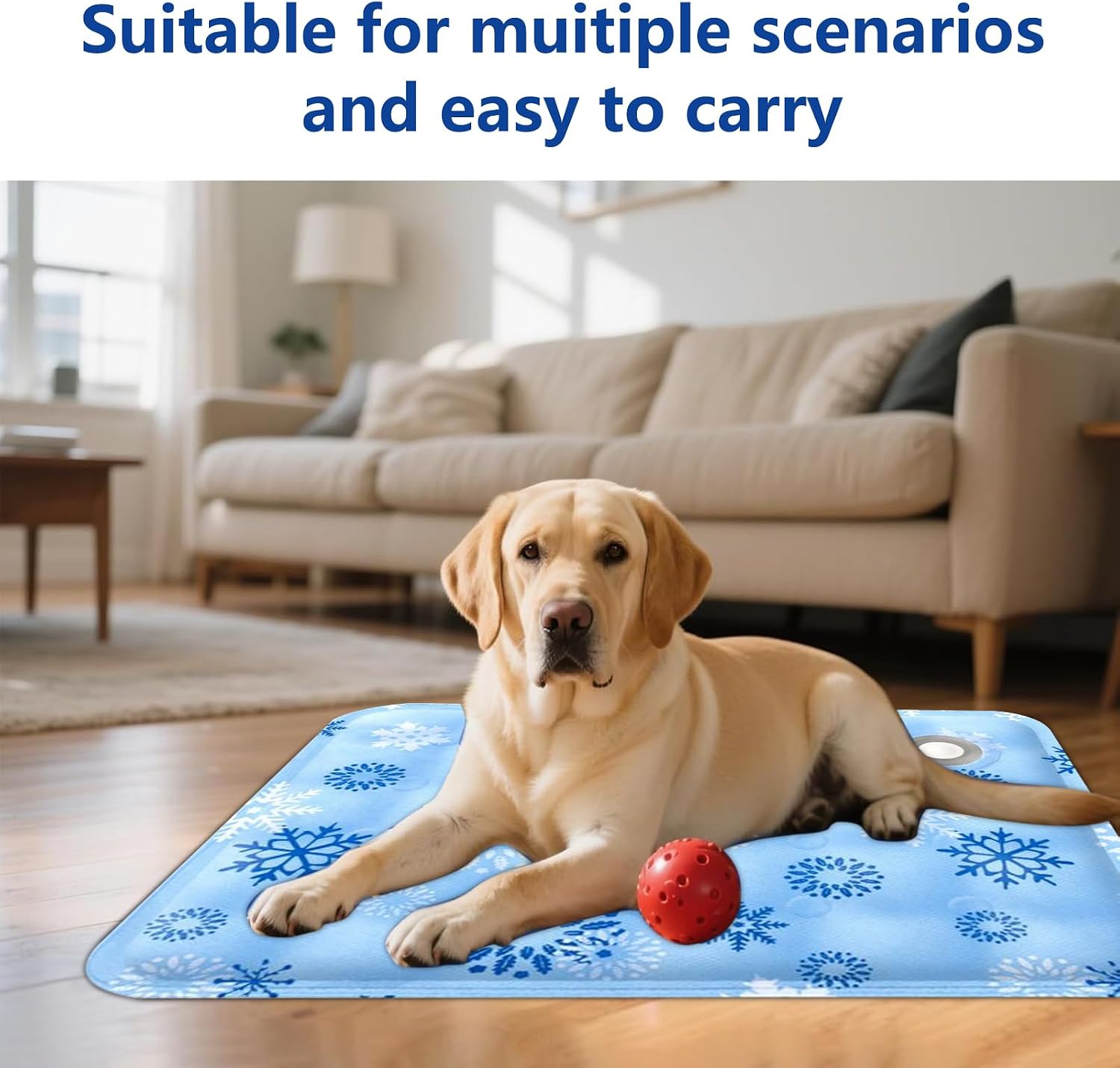 Tapis de refroidissement pour animaux de compagnie pour chiens et chats, tapis de glace en gel pour la chaleur, zupa PCV i tkanina Oxford - 3
