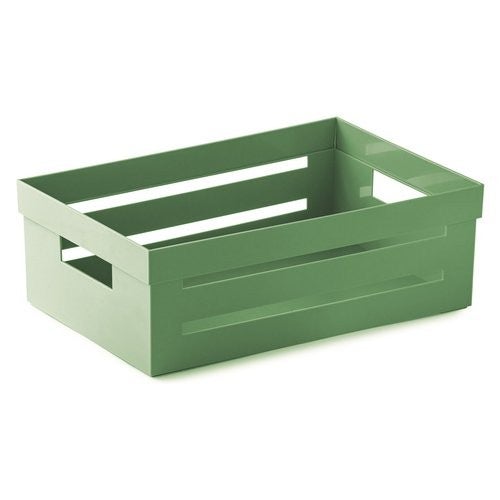 Caja de almacenamiento apilable multiusos Snips 090302, verde