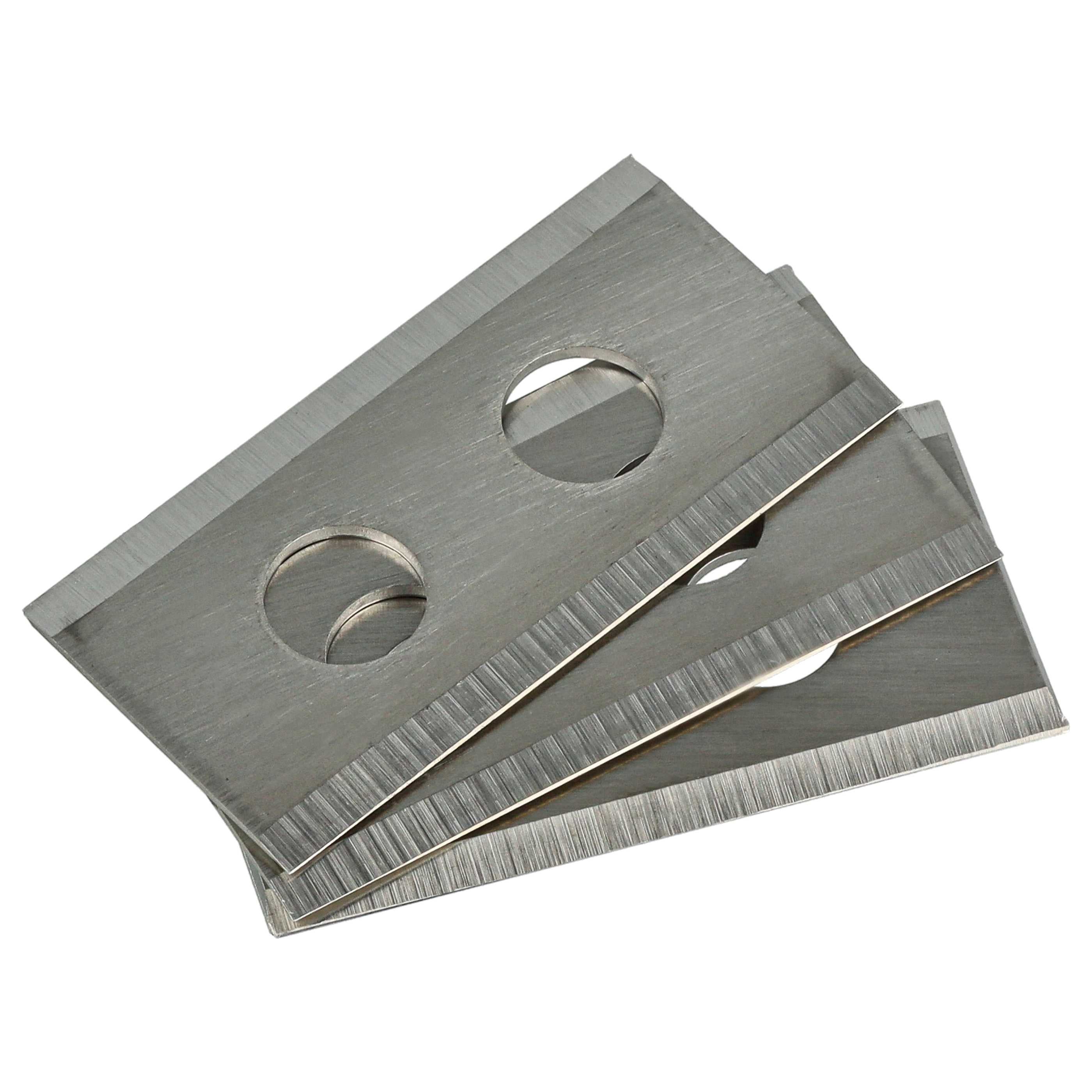 vhbw 27x Lama di ricambio compatibile con Worx Landroid M 500B WG755E, M500 WG754E, M800 WG790E.1 tagliaerba - argento, in acciaio - 4