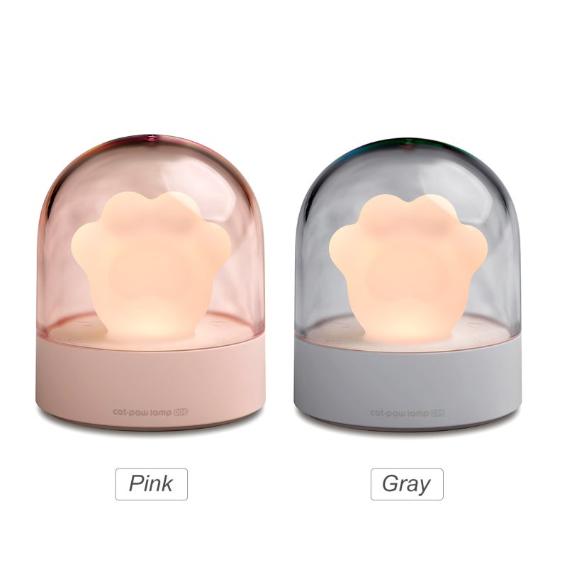 Veilleuse LED musicale en forme de griffe de chat, 3 niveaux de luminosité, idéale pour les enfants, les voyages, le camping, le bureau ou la maison, - 2