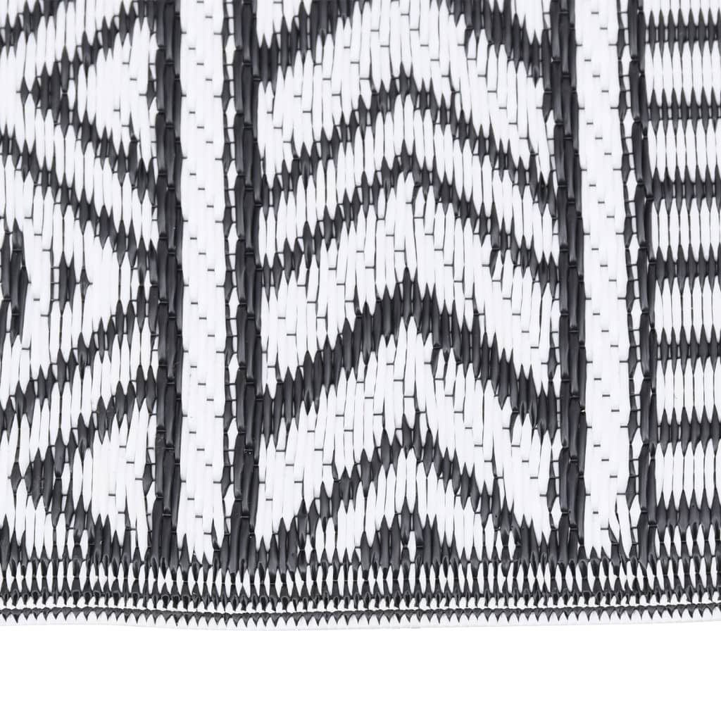 Tapis d'extérieur ARAKIL Noir 160x230 cm PP vidaXL - 3