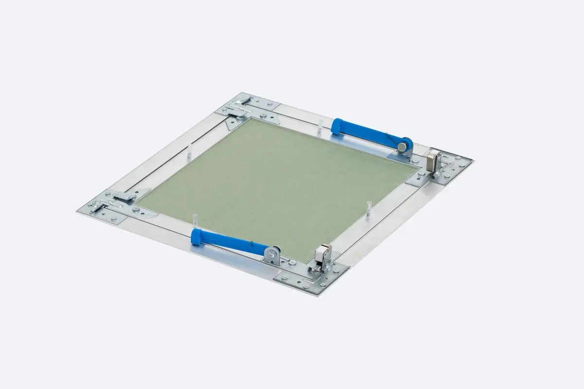 Alçapão alumínio de inspeção FETNova 500X500 mm | Inserção de gesso cartonado H2, 12,5 mm | Montagem em parede e teto | Unidade de venda: 1 - 3