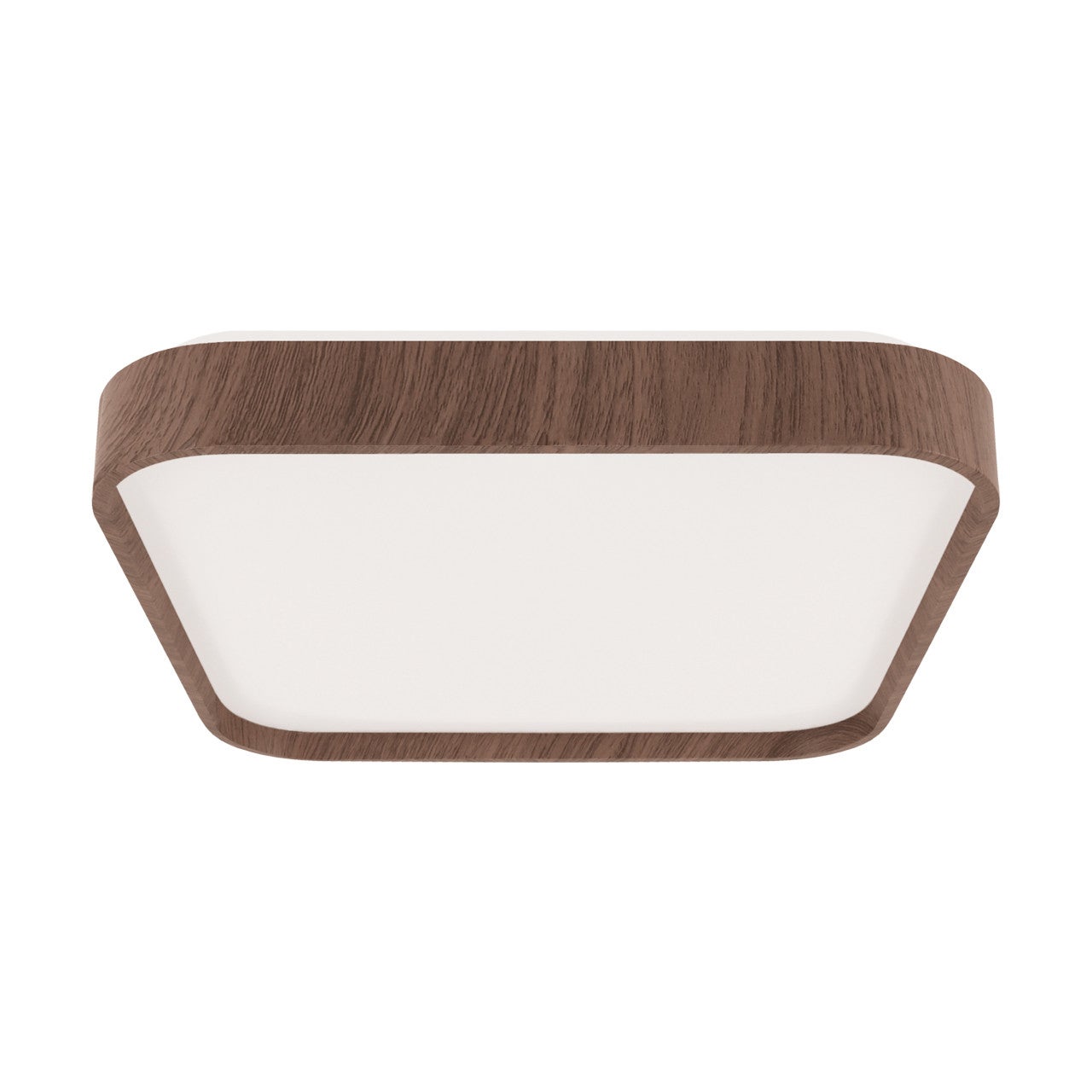 Plafon Mono kwadratowy dąb-biały LED 48W 4100K 3160lm wym: 7,5 x 48 cm IP44 tworzywo sztuczne Struhm