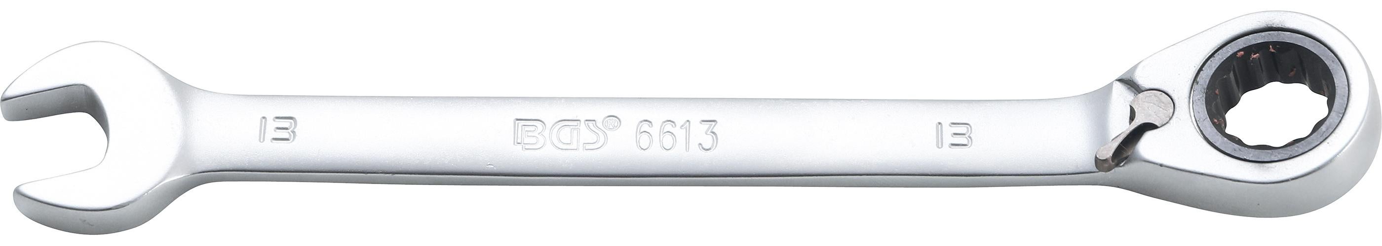 BGS klucz nasadowy z grzechotką dwustronny SW 13 mm - 6613