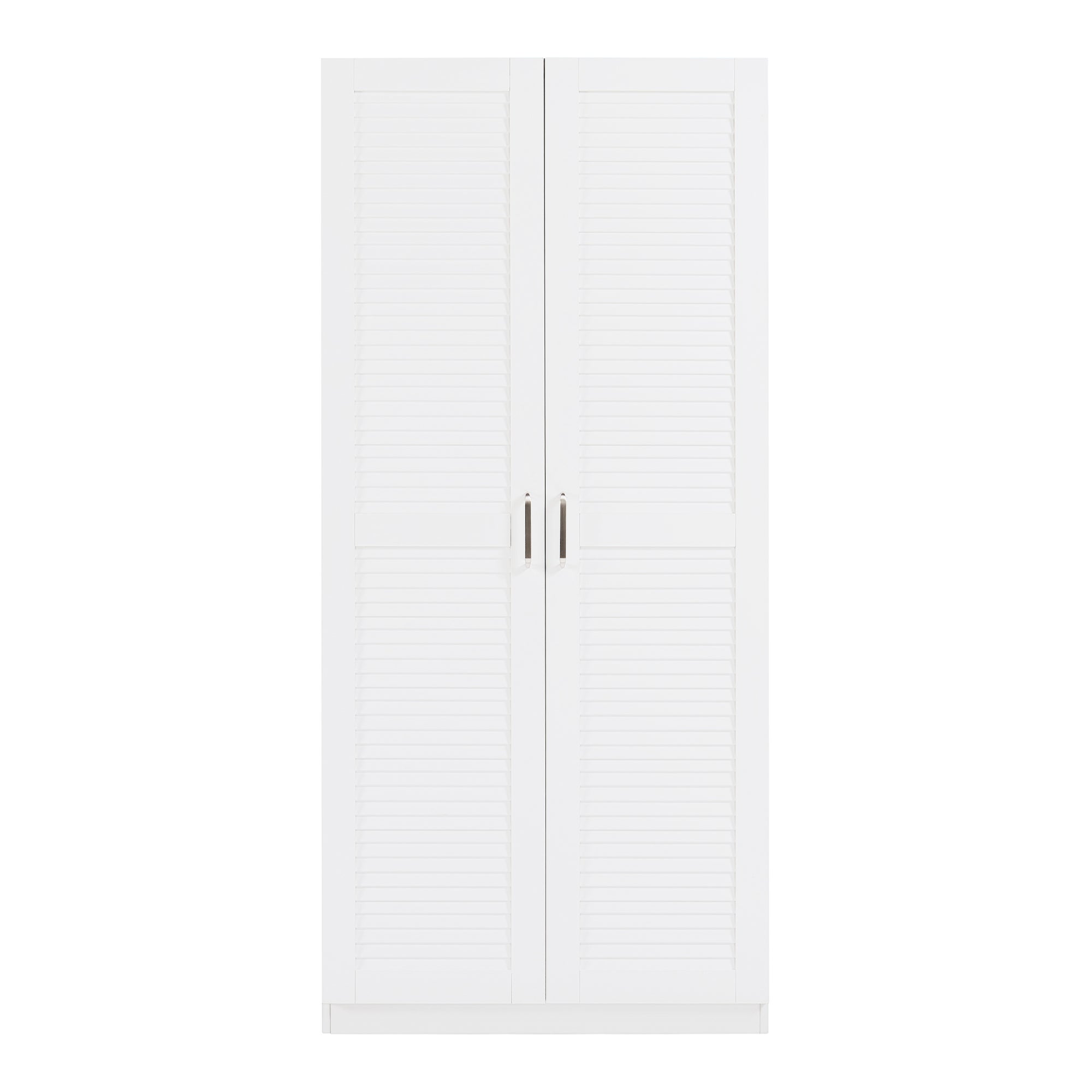 Armoire de chambre Finning 1 étagère MDF 176 x 80 x 52 cm blanc [en.casa] - 5