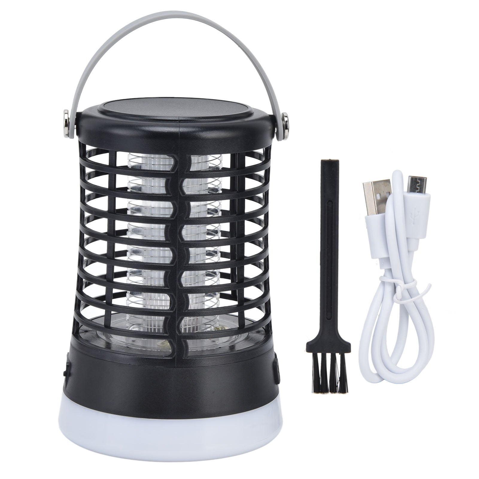 Elektryczna lampa owadobójcza, ładowarka USB, pułapka na komary, z 3 kolorami światła, do sypialni, kuchni, biura, ogrodu