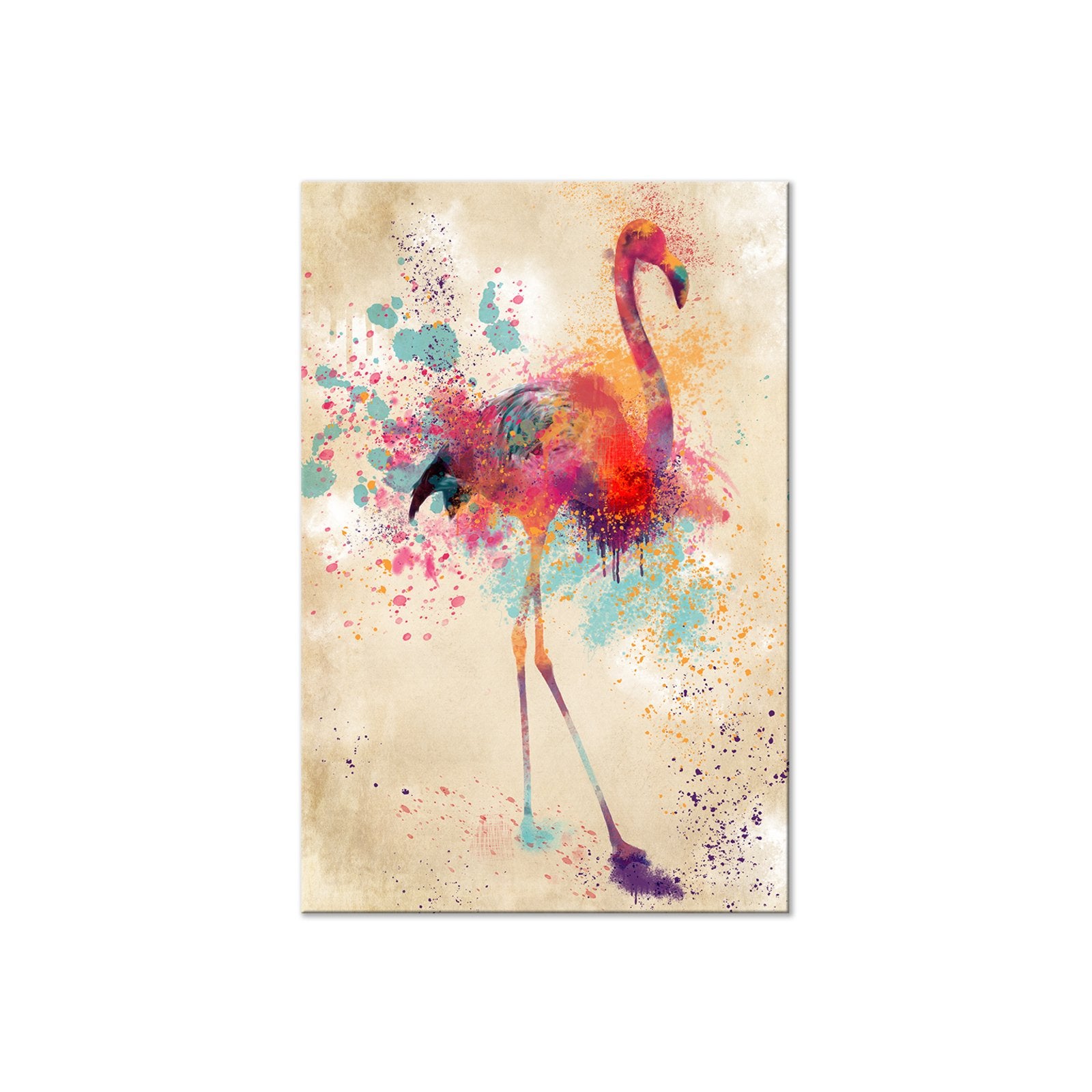 Aquarell Flamingo Geschirrtücher 2er-Set – 45,7 X 71,1 Cm, Saugfähig & Maschinenwaschbar