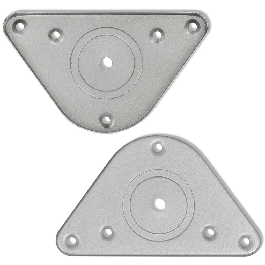 4 pés de mesa reguláveis ​​em altura 870 mm cromados - COMFORTXL - 4